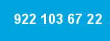 922 103 67 22